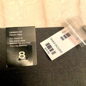 NWT The Limited Classic Flare Gray Pant